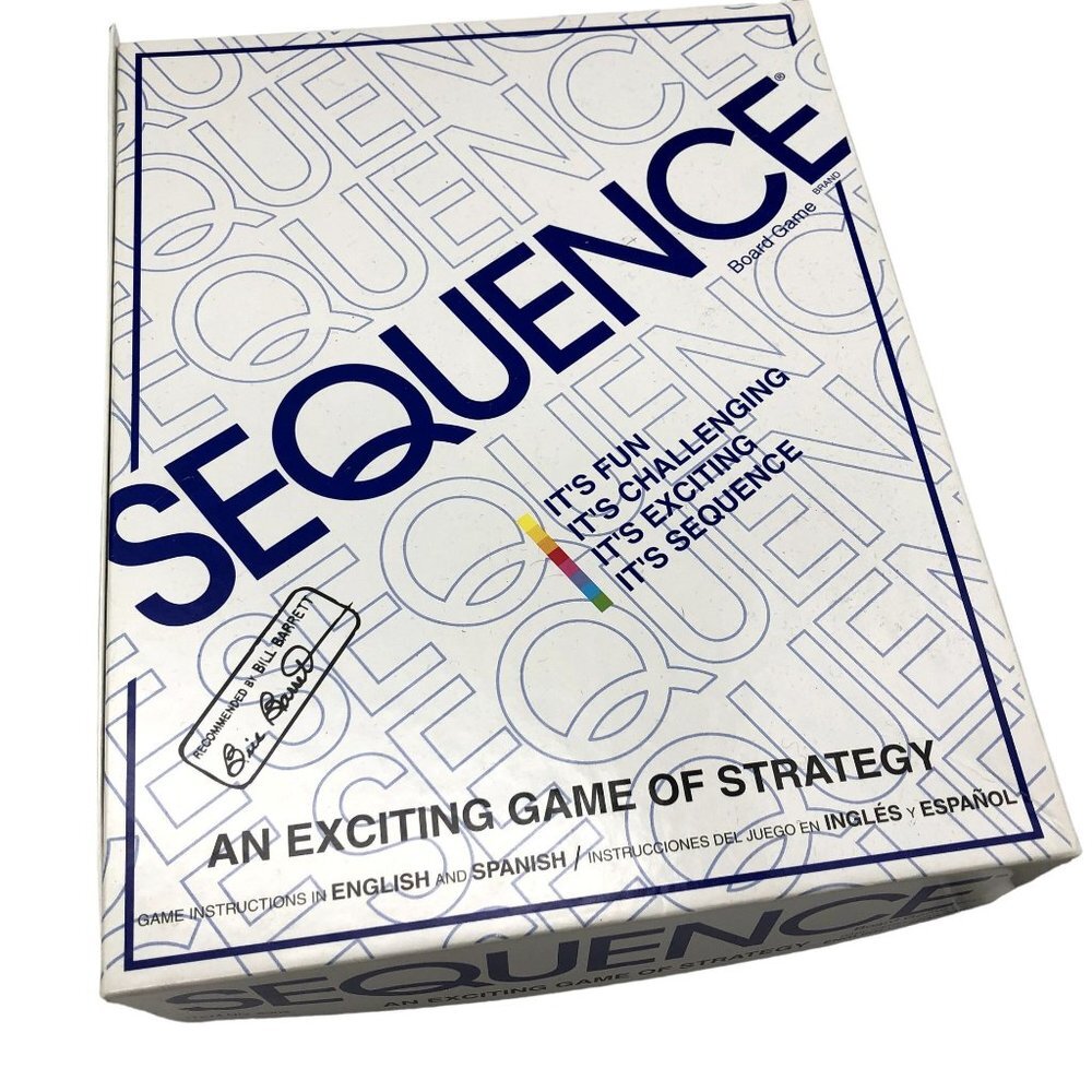 SEQUENCE- Original Game with Folding Board, Cards and Chips‎ by Jax